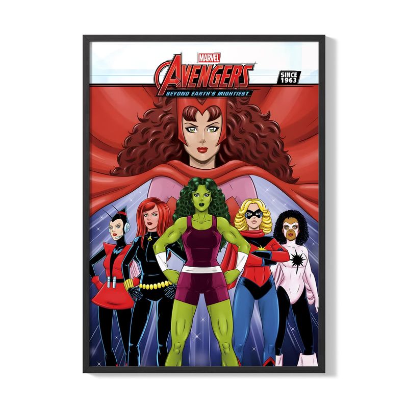 CREANGO - CUADRO POSTER AVENGERS WOMAN 33X43
