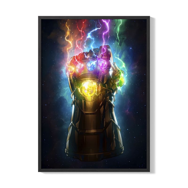 CREANGO - CUADRO POSTER THANOS GUANTELETE 33X43