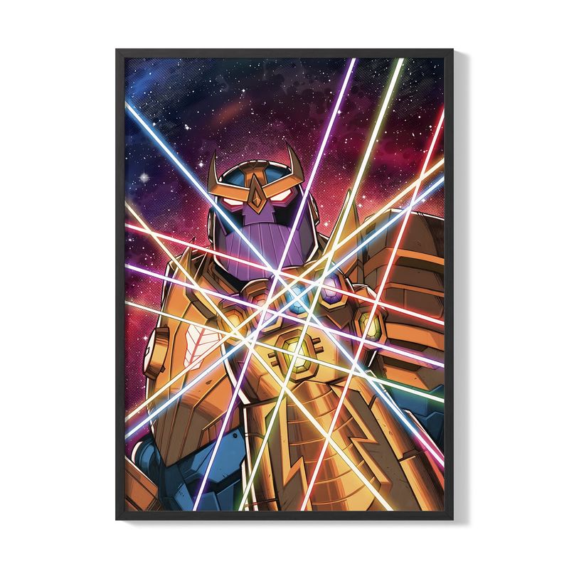 CREANGO - CUADRO POSTER THANOS MARVEL COMIC 33X43 DISEÑO 1