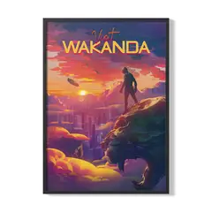 CREANGO - CUADRO POSTER BLACK PANTHER WAKANDA 33X43