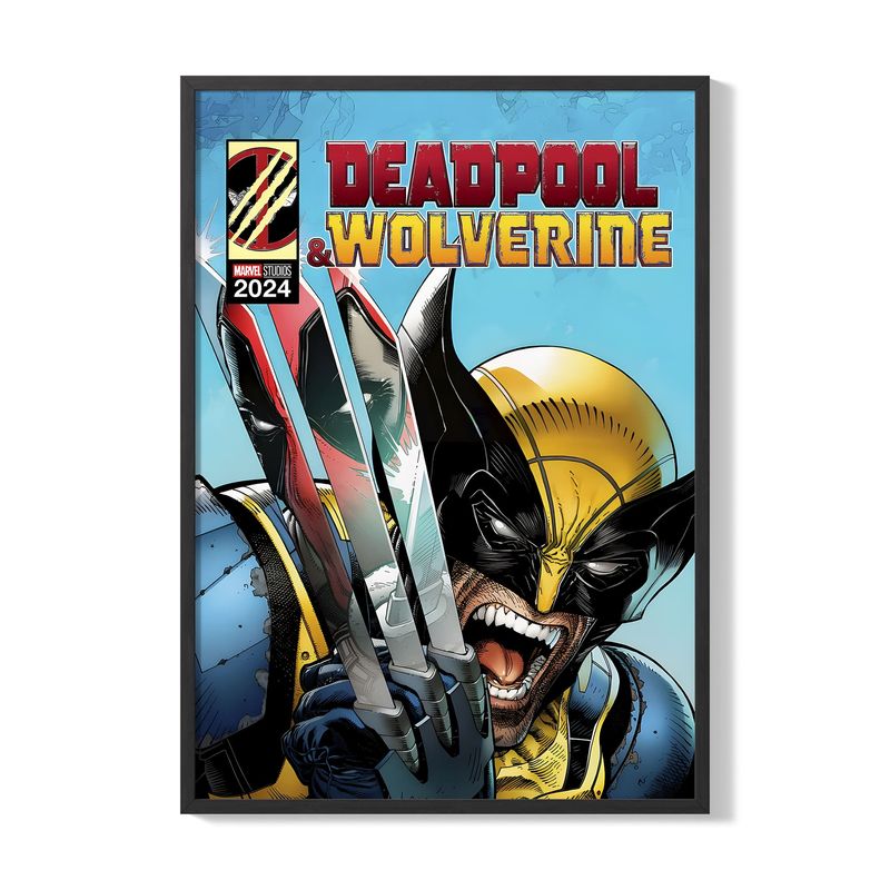 CREANGO - CUADRO POSTER DEADPOOL Y WOLVERINE 33X43