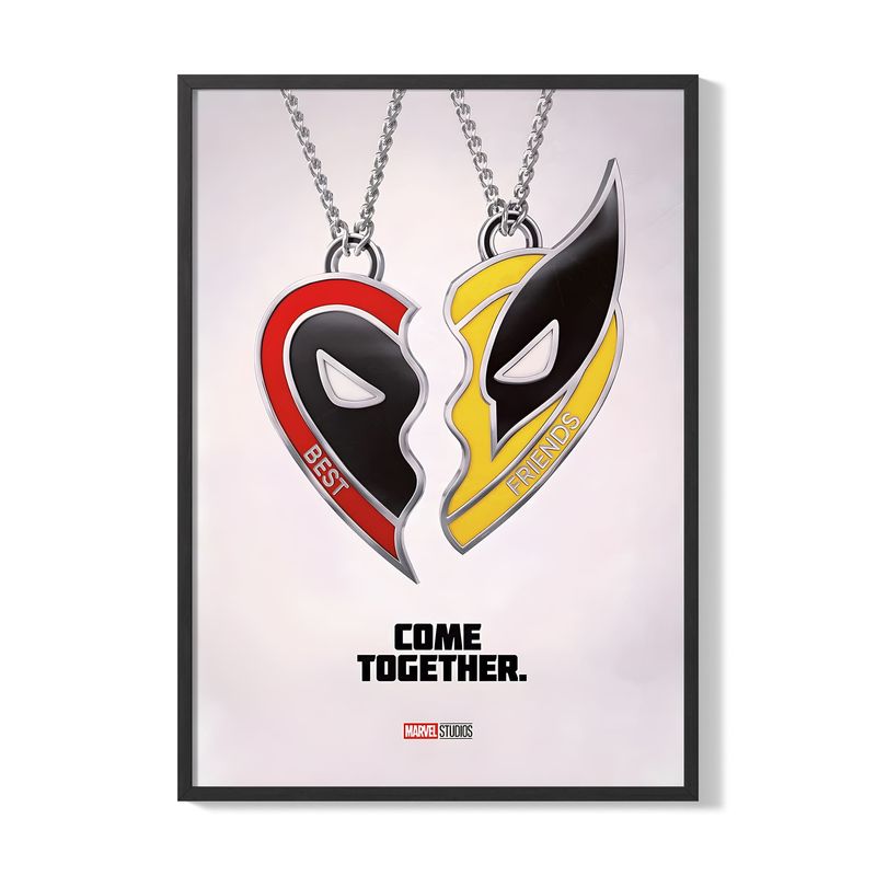 CREANGO - CUADRO POSTER DEADPOOL Y WOLVERINE COLLAR 33X43