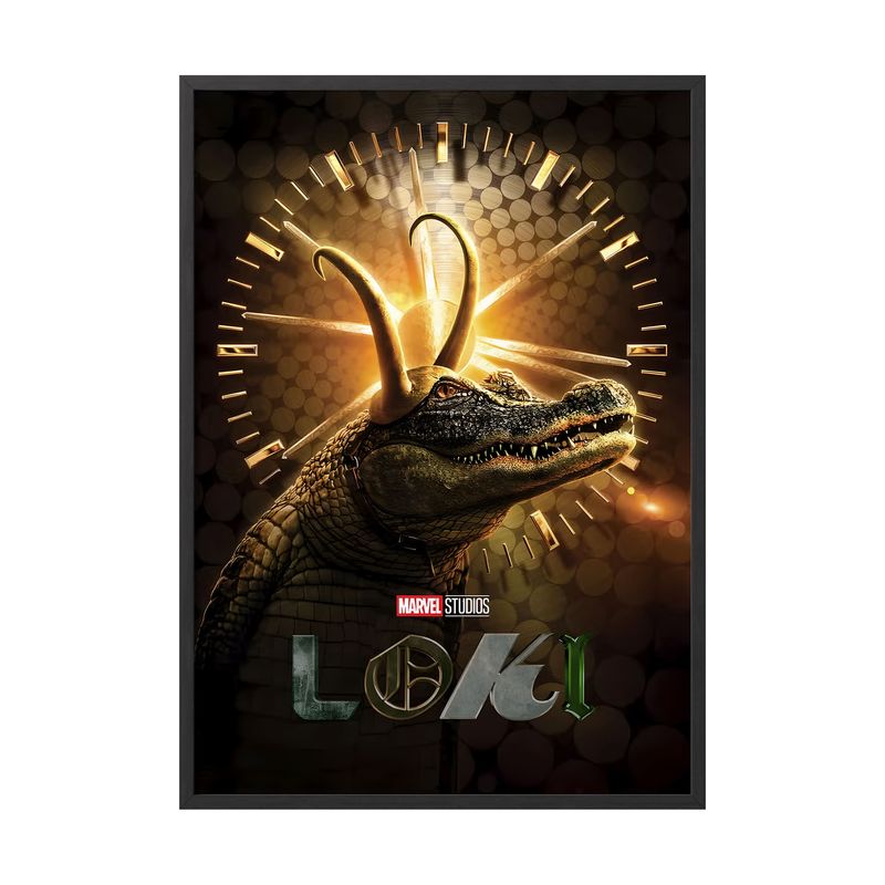 CREANGO - CUADRO POSTER LOKI COCODRILO 33X43