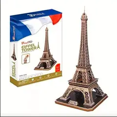 CUBICFUN - Puzzle 3d Torre Eiffel 84 piezas