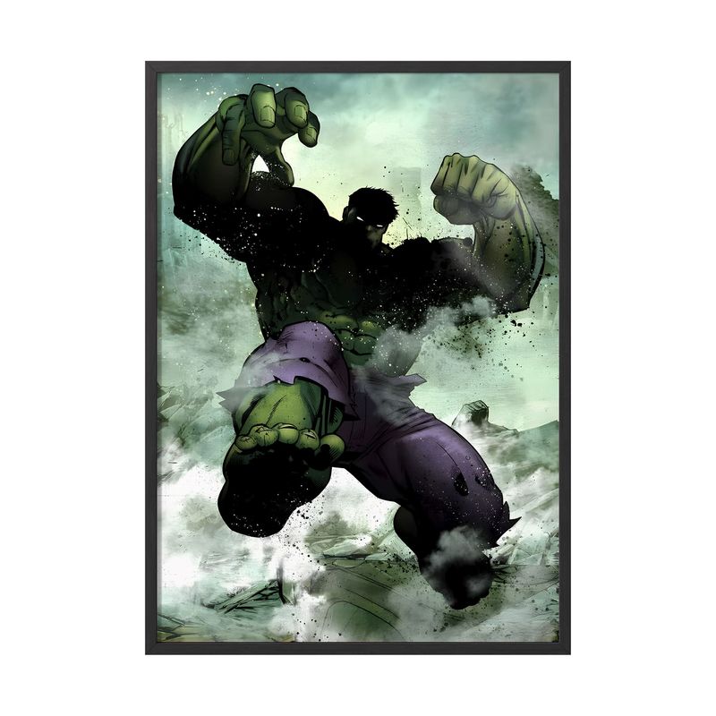CREANGO - CUADRO POSTER HULK 33X43 DISEÑO 2