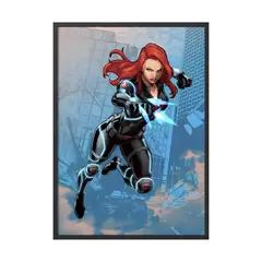 CREANGO - CUADRO POSTER VIUDA NEGRA MARVEL 33X43