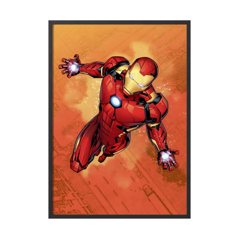 CREANGO - CUADRO POSTER IRON MAN MARVEL 33X43 DISEÑO 1