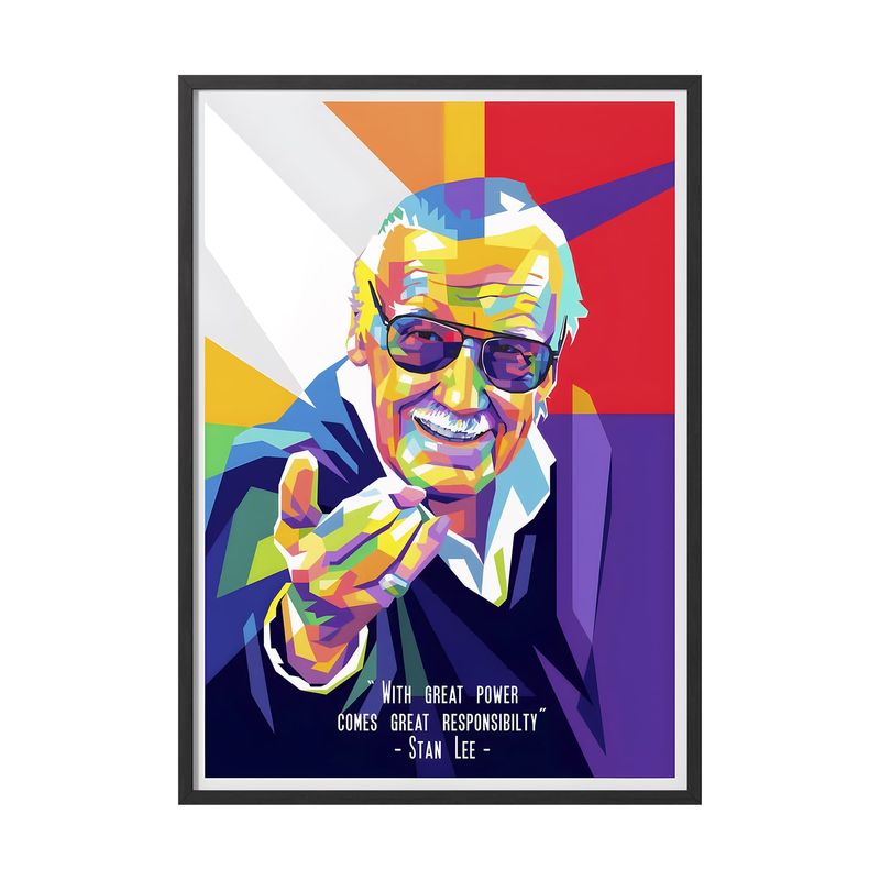 CREANGO - CUADRO POSTER STAN LEE 33X43