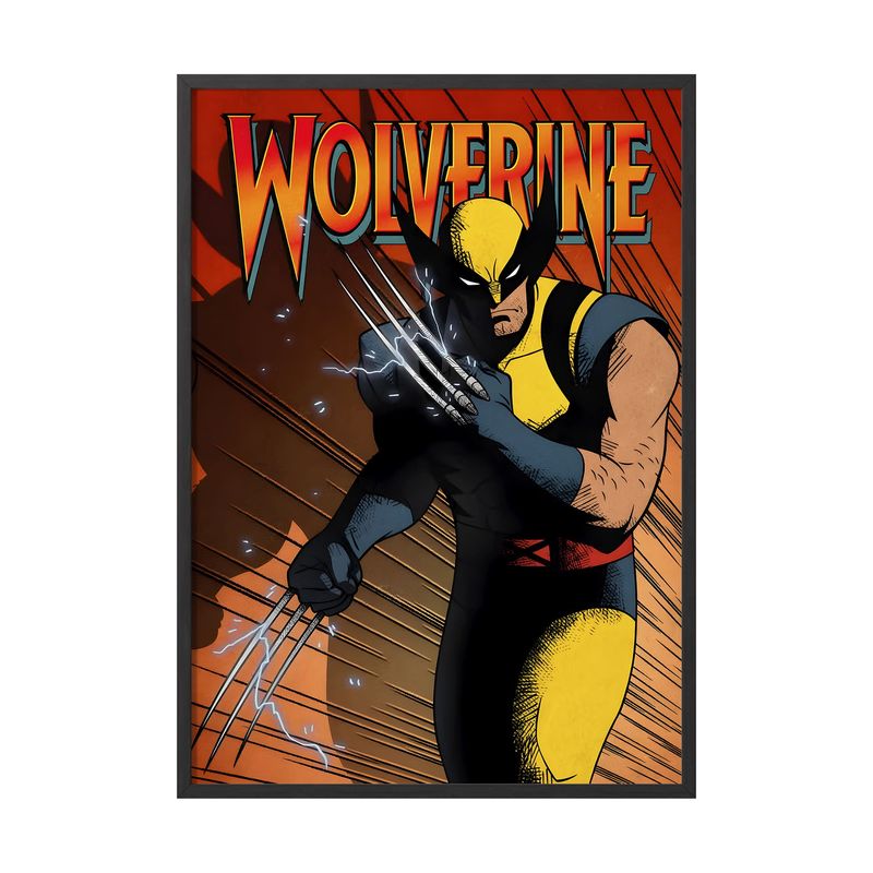 CREANGO - CUADRO POSTER WOLVERINE XMEN HOMBRE X MARVEL 33X43