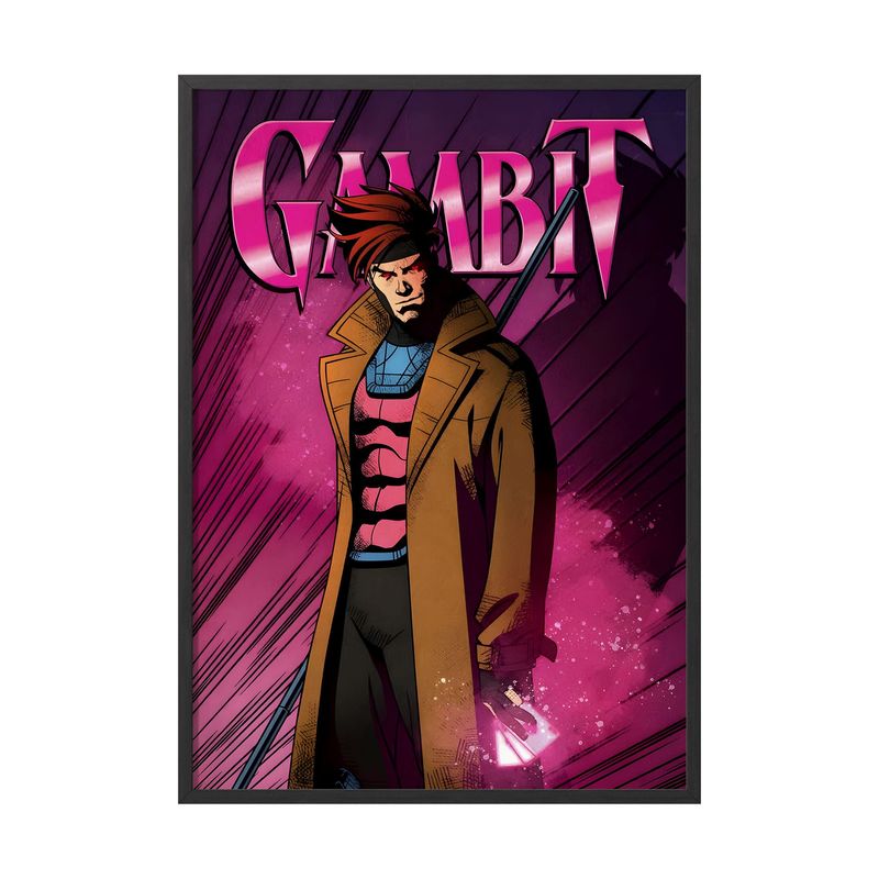 CREANGO - CUADRO POSTER GAMBITO XMEN HOMBRE X MARVEL 33X43