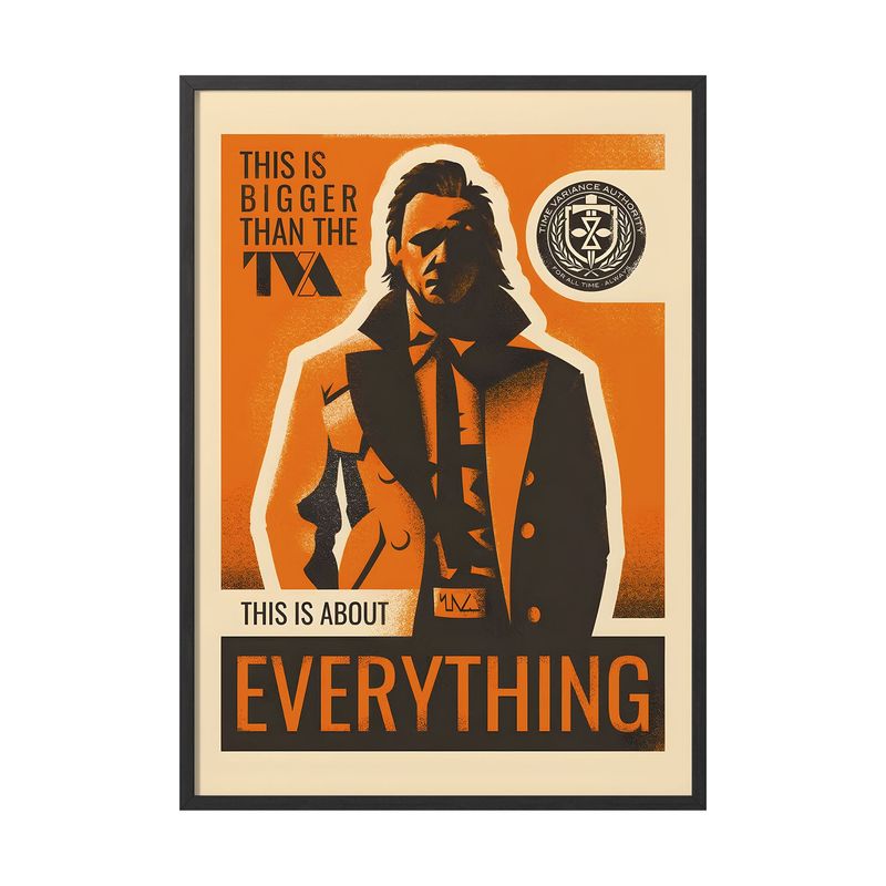 CREANGO - CUADRO POSTER LOKI TVA 33X43 DISEÑO 2