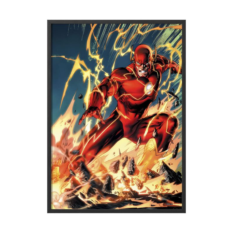 CREANGO - CUADRO POSTER FLASH DETECTIVE COMIC 33X43 DISEÑO 1