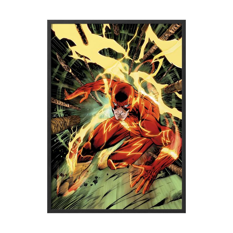 CREANGO - CUADRO POSTER FLASH DETECTIVE COMIC 33X43 DISEÑO 2