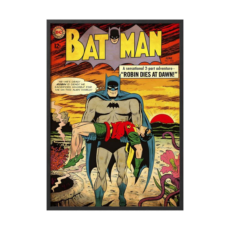 CREANGO - CUADRO POSTER BATMAN Y ROBIN DETECTIVE COMIC 33X43 DISEÑO 2