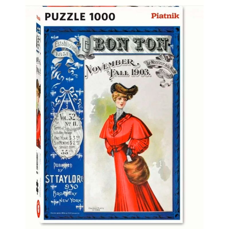 PIATNIK - Puzzle 2D Bon Ton Marca Piatnik
