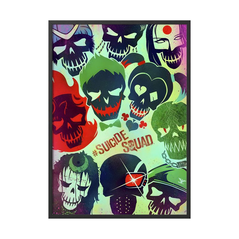CREANGO - CUADRO POSTER ESCUADRON SUICIDA DETECTIVE COMIC 33X43