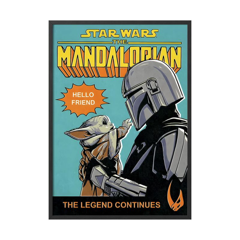 CREANGO - CUADRO POSTER THE MANDALORIAN 33X43 DISEÑO 1