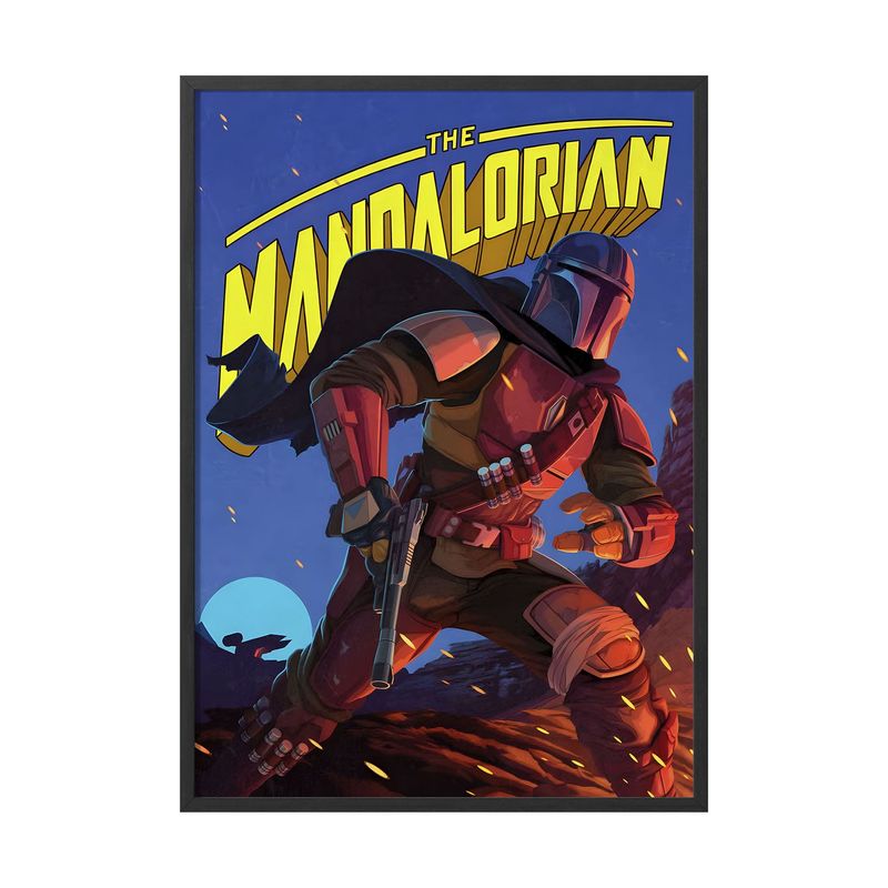 CREANGO - CUADRO POSTER THE MANDALORIAN 33X43 DISEÑO 2