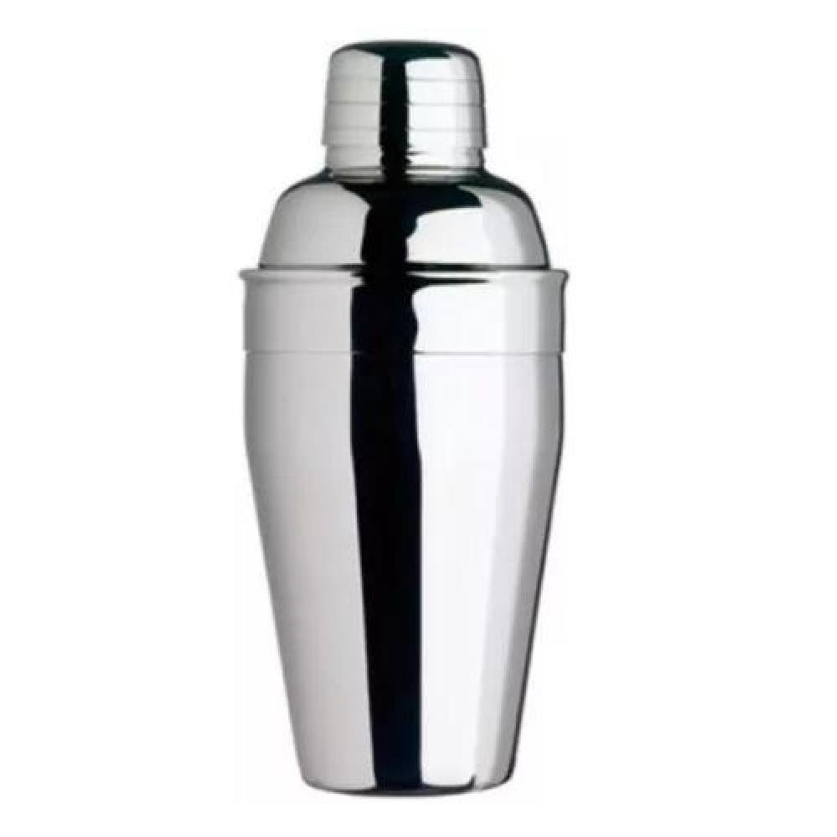 GENERICO - Coctelera 3 piezas acero inoxidable shaker 500 ml