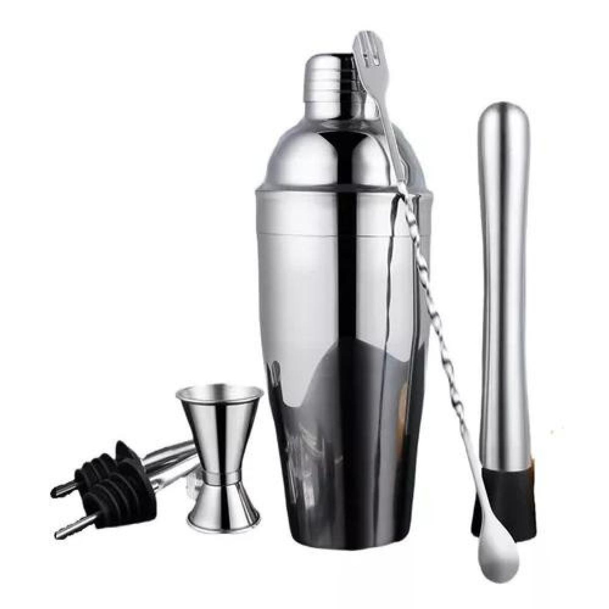 GENERICO - Juego de cócteles para bar pub 6 piezas 750 ml