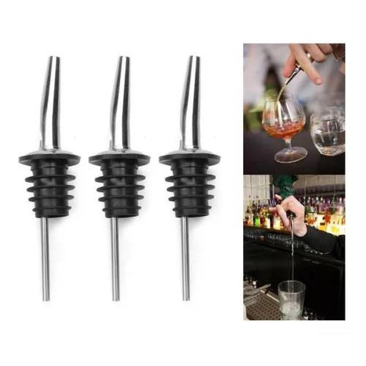 GENERICO - Pack x6 dosificadores dispensador de licor bartender