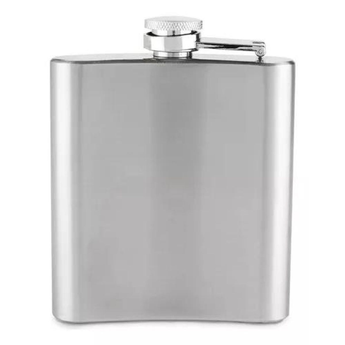 GENERICO - Petaca de acero inoxidable licor whisky 6 oz
