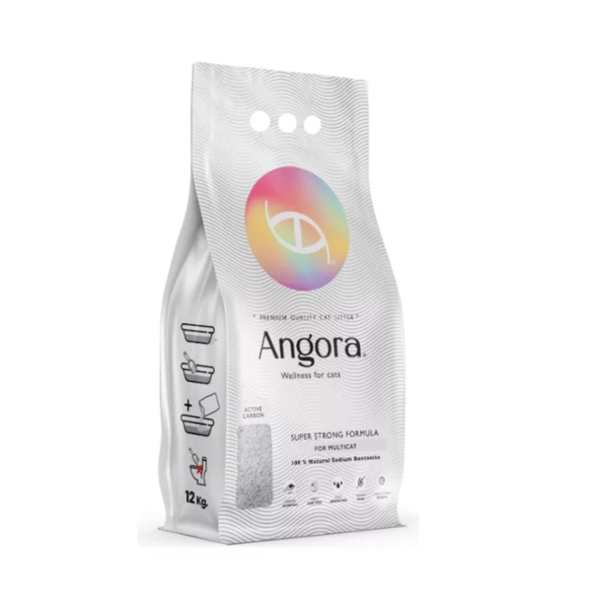 BORANGORA - Angora Cat Litter Arena Sanitaria Para Gato Angora 12 Kg