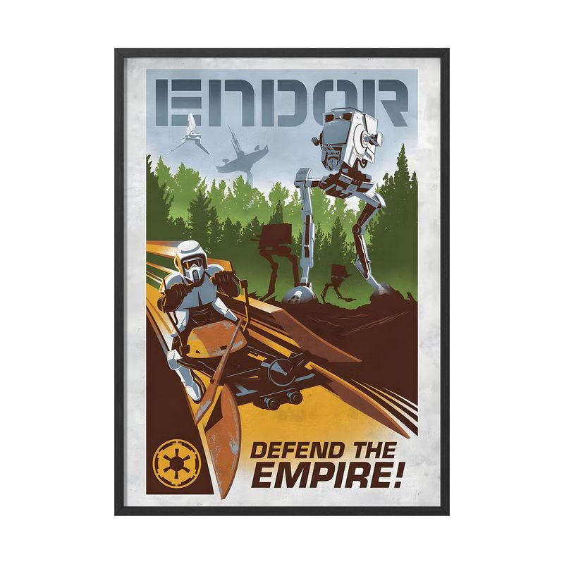 CREANGO - CUADRO POSTER STAR WARS ENDOR 33X43