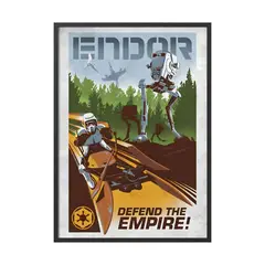 CREANGO - CUADRO POSTER STAR WARS ENDOR 33X43