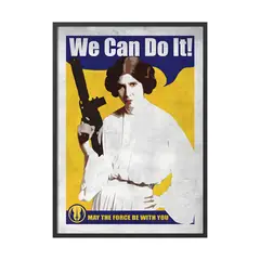 CREANGO - CUADRO POSTER STAR WARS PRINCESA LEIA 33X43