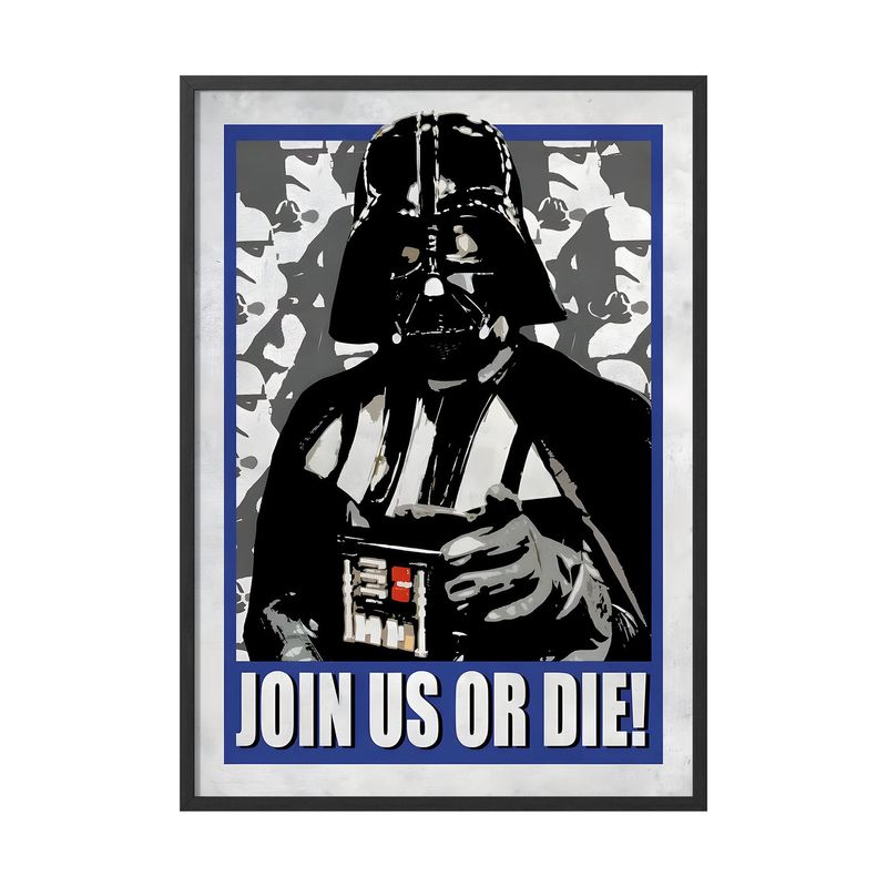 CREANGO - CUADRO POSTER STAR WARS DARTH VADER 33X43 DISEÑO 2