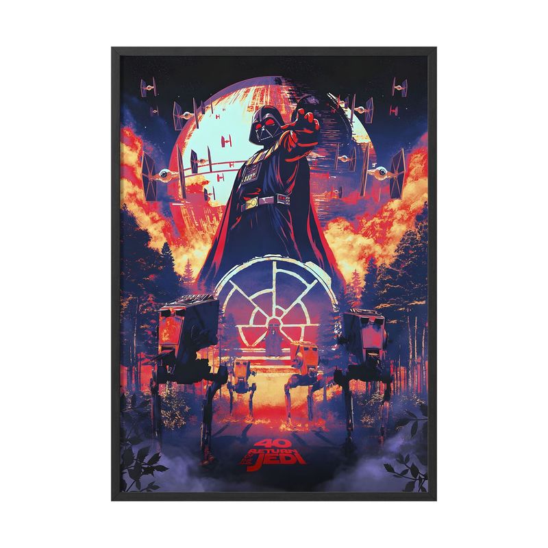 CREANGO - CUADRO POSTER STAR WARS EL RETORNO DEL JEDI 33X43 DISEÑO 4