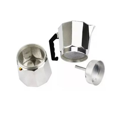Imagen 2 del producto Cafetera Italiana 6 Tazas Cafetera Portatil Color Gris