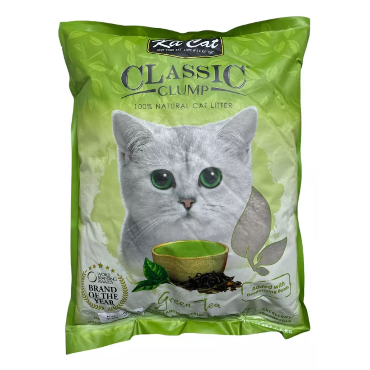 BORANGORA - Arena Para Gato Kit Cat Sand Green Tea 7kg