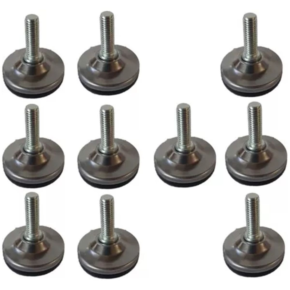 GENERICO - Pata Antideslizante Para Mueble Sillón Sillas Cama Sofá  10 Un.