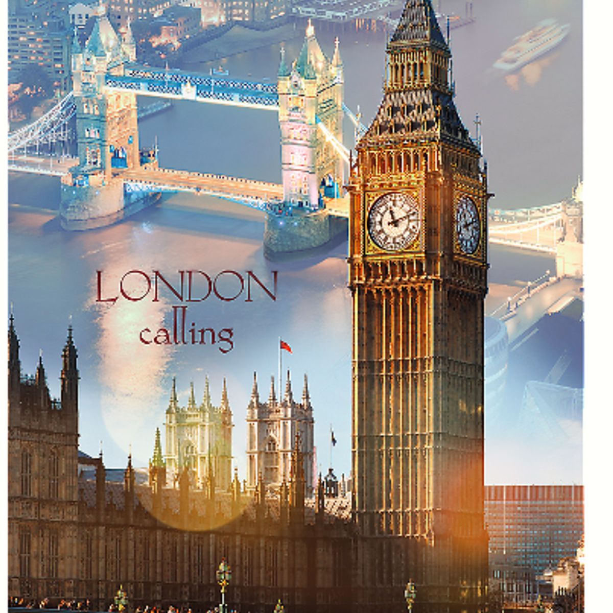 GENERICO - Puzzle 2D London Calling Marca Trefl