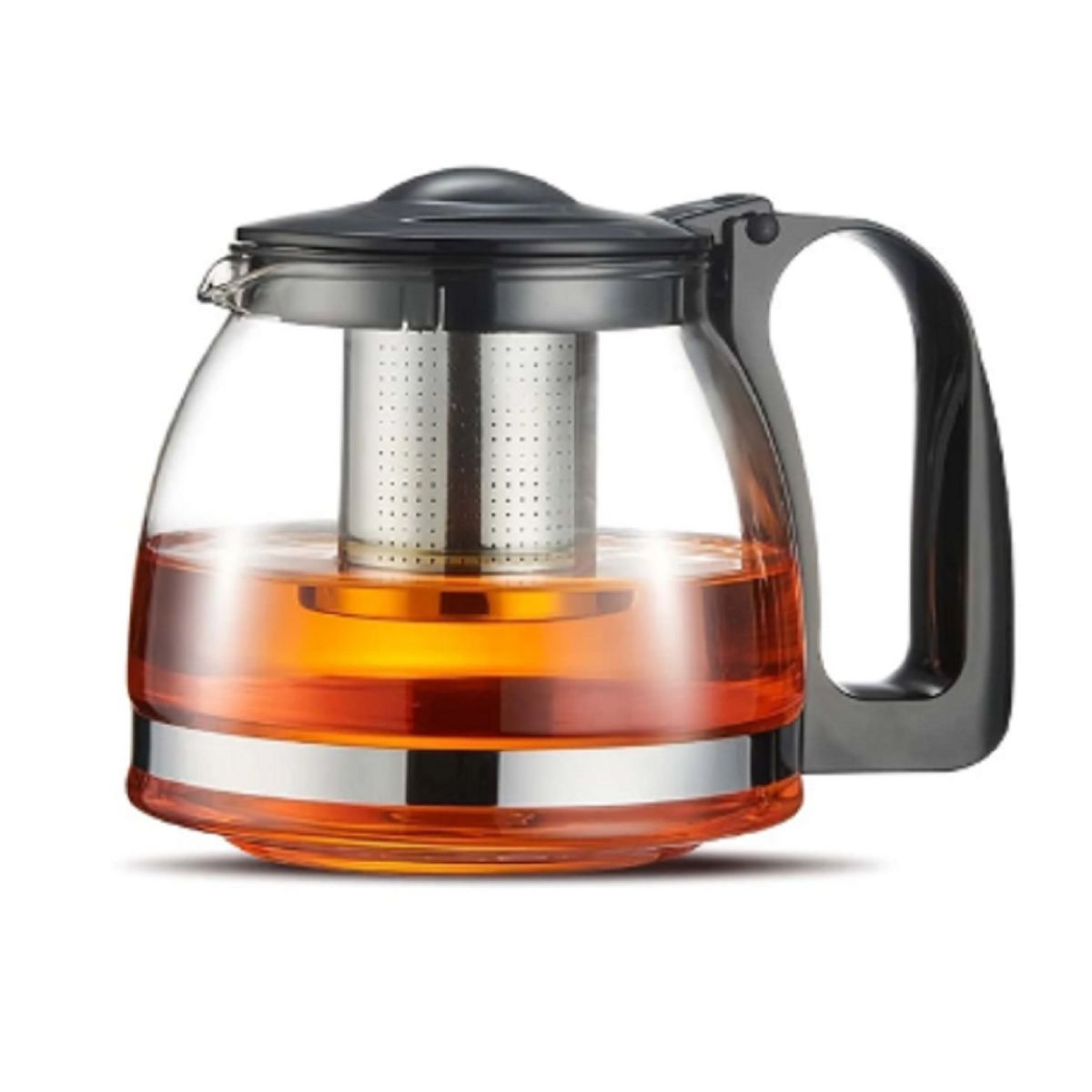 GENERICO - INFUSOR TAZÓN CON FILTRO DE VIDRIO PARA TE Y HIERBAS 1200 ML