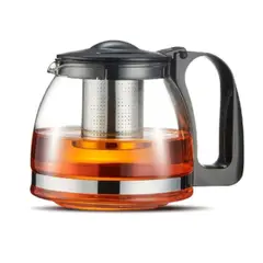 GENERICO - INFUSOR TAZÓN CON FILTRO DE VIDRIO PARA TE Y HIERBAS 1200 ML