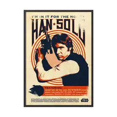 CREANGO - CUADRO POSTER STAR WARS HAN SOLO 33X43