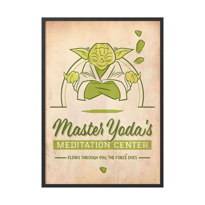 CREANGO - CUADRO POSTER STAR WARS MAESTRO YODA 33X43