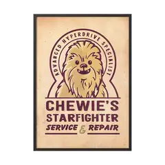 CREANGO - CUADRO POSTER STAR WARS CHEWBACCA 33X43