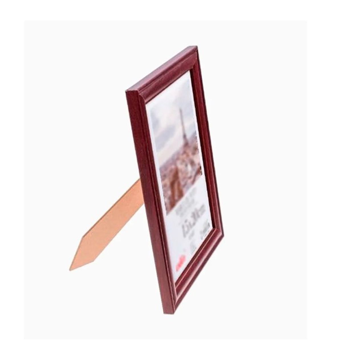 GENERICO - Marco Para Fotos 18x24cm Color Madera Rojo Oscuro