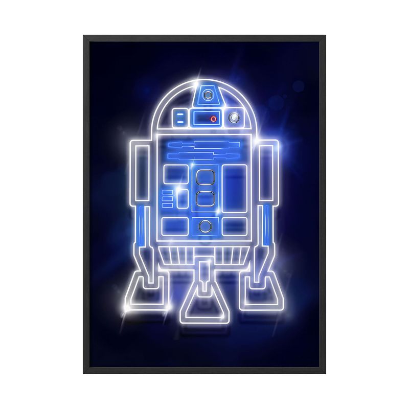 CREANGO - CUADRO POSTER STAR WARS R2D2 ANDROIDE 33X43