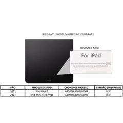 GENERICO - Fundas Con Teclado y Mouse Para iPad Mini 6-7 Incluye letra Ñ