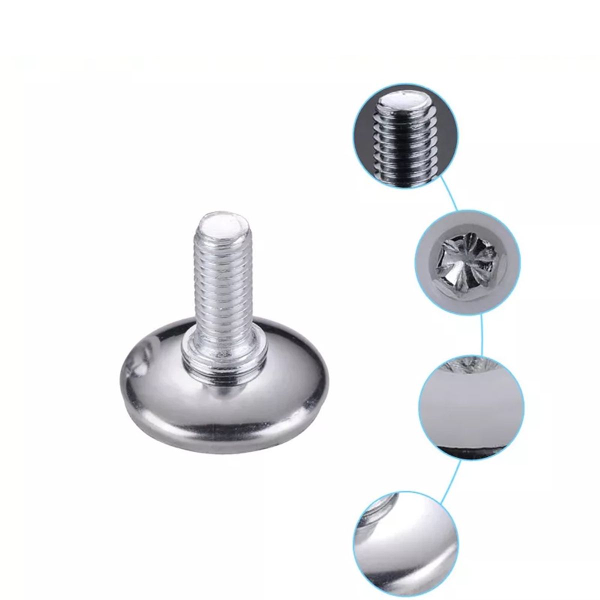 GENERICO - Pata Antideslizante Para Mueble Sillón Sillas Cama Sofá  12 Un.