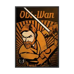 CREANGO - CUADRO POSTER STAR WARS OBI WAN 33X43