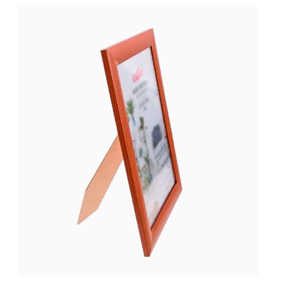GENERICO - Marco Para Fotos 20x25cm Color Madera Roja