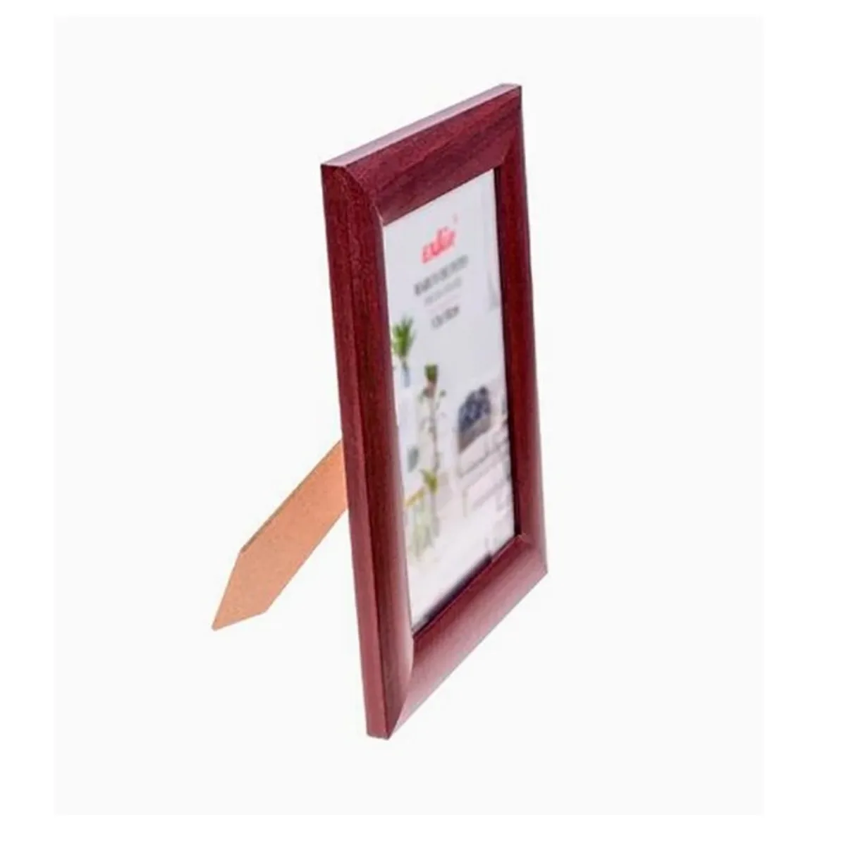 GENERICO - Marco Para Fotos 20x25cm Color Madera Rojo Oscuro