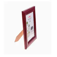 GENERICO - Marco Para Fotos 20x25cm Color Madera Rojo Oscuro