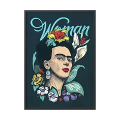 CREANGO - CUADRO POSTER FRIDA KAHLO MUJER 33X43